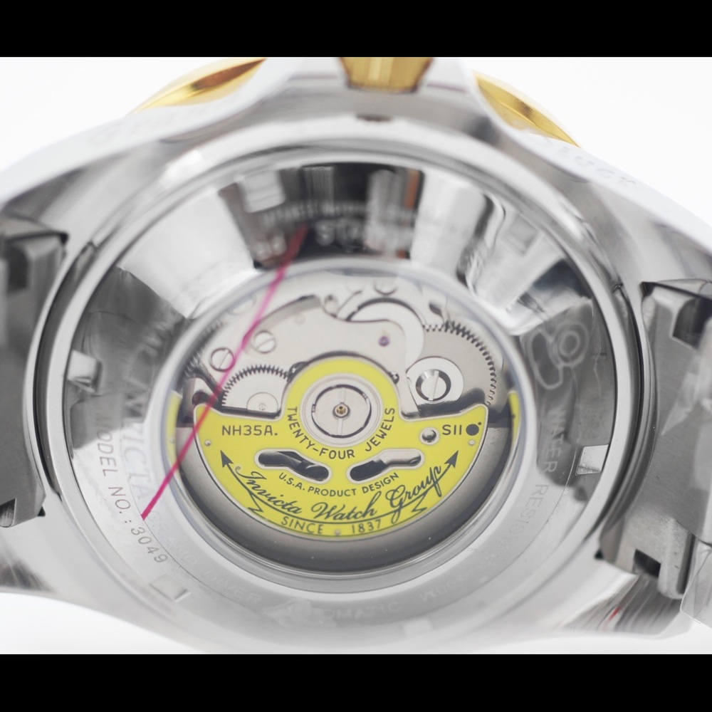 Invicta Pro Diver Stainless Steel Two Tone Watch - Picture 4 of 5